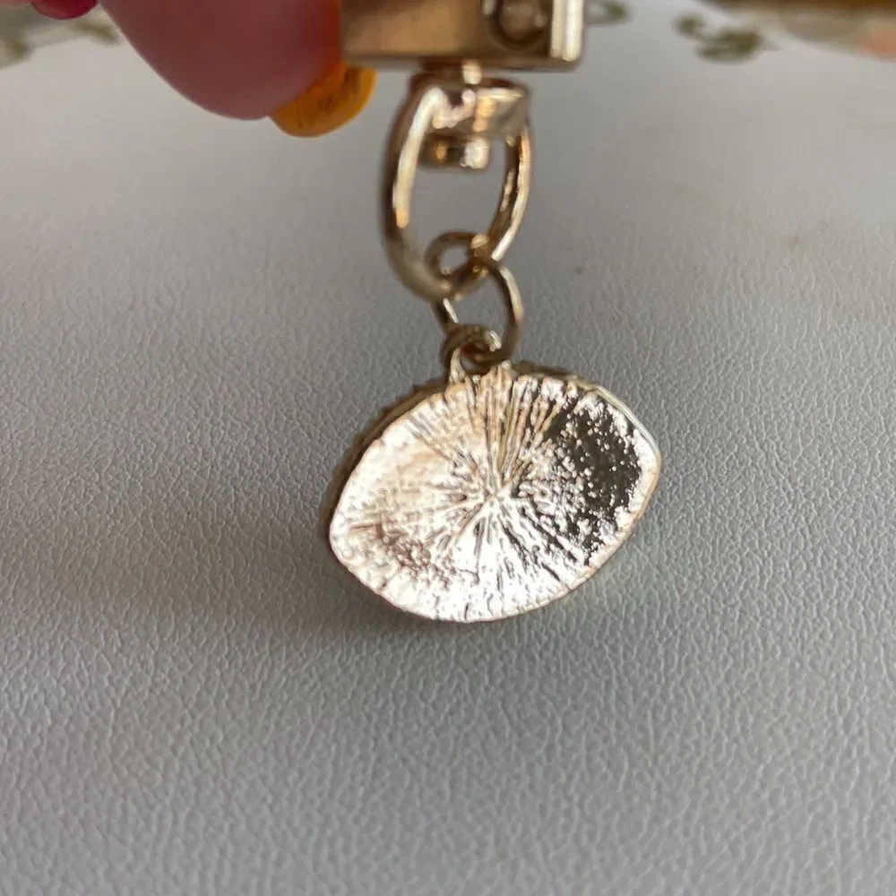 Fashion jewelry Key holder charm 🧿 Evil eye gold color Rhinestone